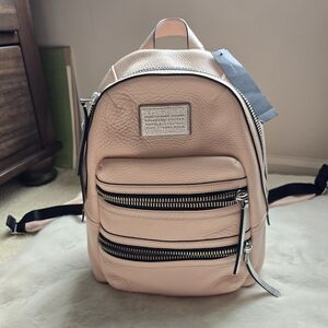 Marc Jacobs Pink Leather Backpack